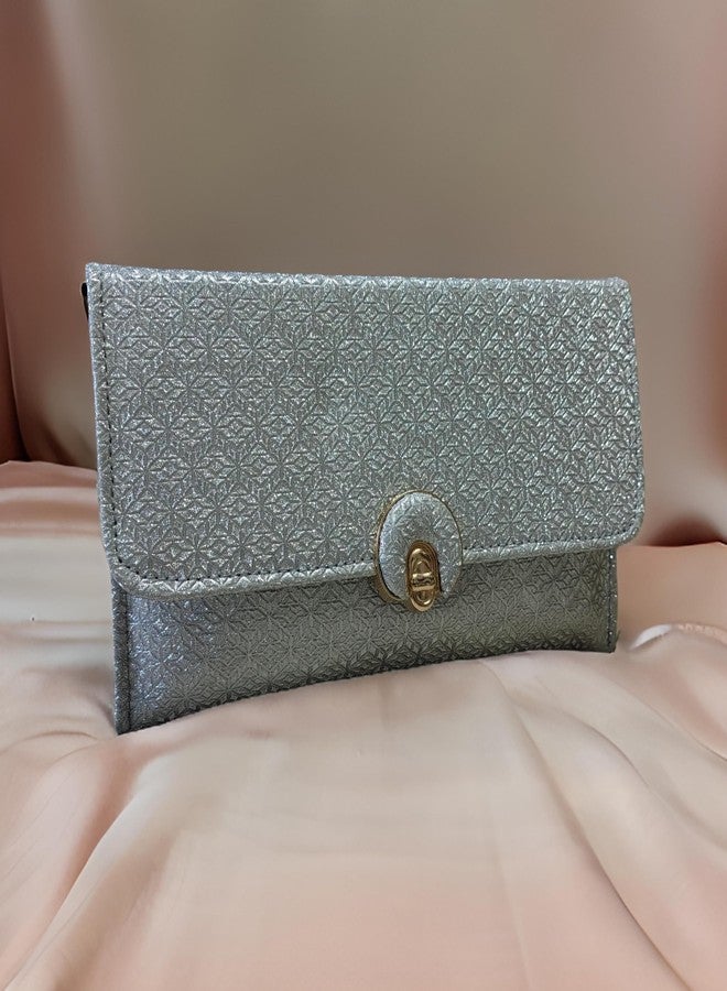 Tinth Styles Unique Women Clutches/Sling bag (Silver) - Image 3